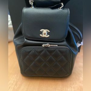 Chanel Business Affinity Backpack Black Caviar Quilted leather.  NWT Never worn.